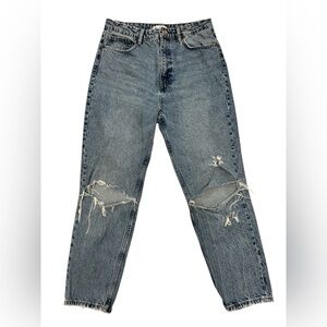 Zara Light Blue Denim Pants